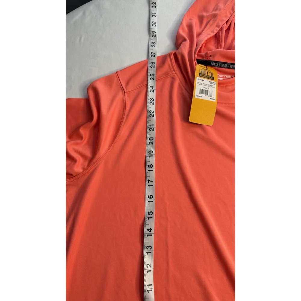 Ladies Force Sun Defender NWT Size XL Irregular Gator Neck Corral Color Top #2 - Picture 10 of 12
